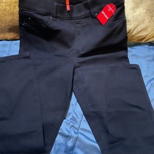 Black Spanx skinny jeans